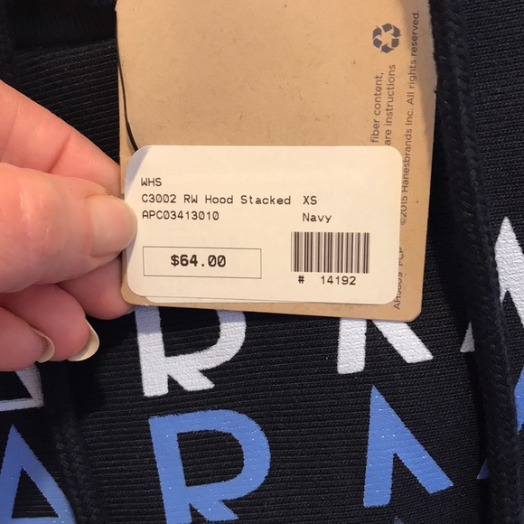 Champion Carmel California Hooded Sweatshirt in Navy Size XS NWT - Picture 4 of 8